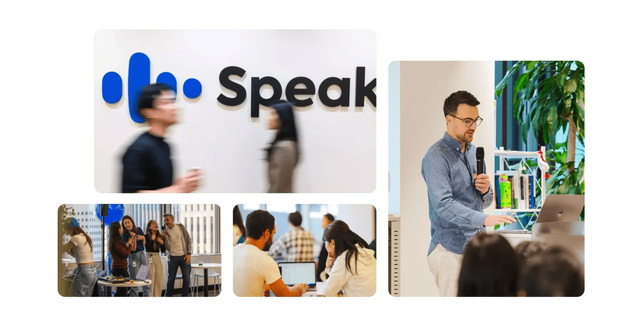 스픽 AI 영어 회화 연습 화면